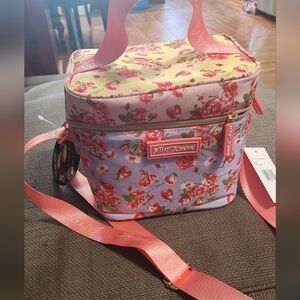 Betsey Johnson Floral Cooler Bag - Pink and Yellow NWT